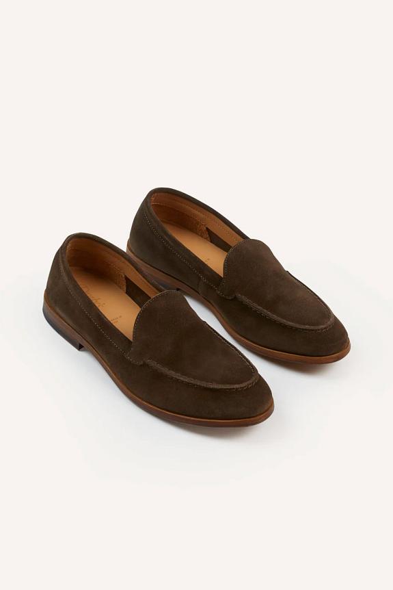 Drakes Drake's Summer Loafer Dark Brown-1